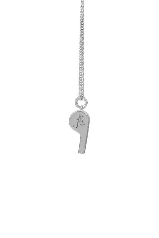 Runaway Soccer Girl Whistle Necklace Silver sold by Karen Walker product image thumbnail 3