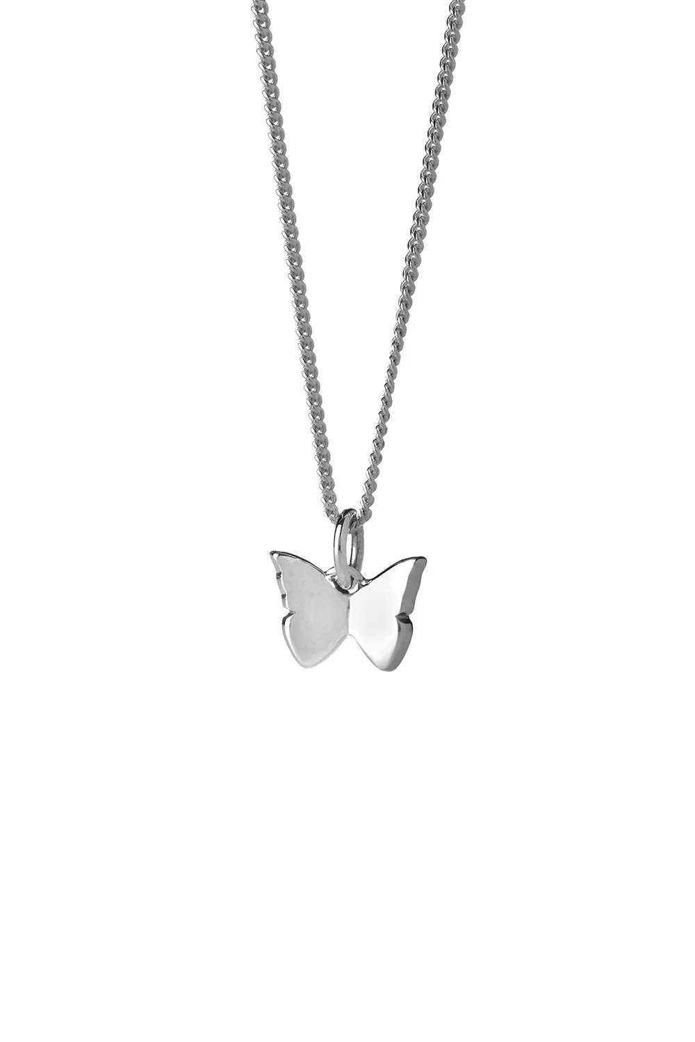 Mini Butterfly Necklace Silver sold by Karen Walker