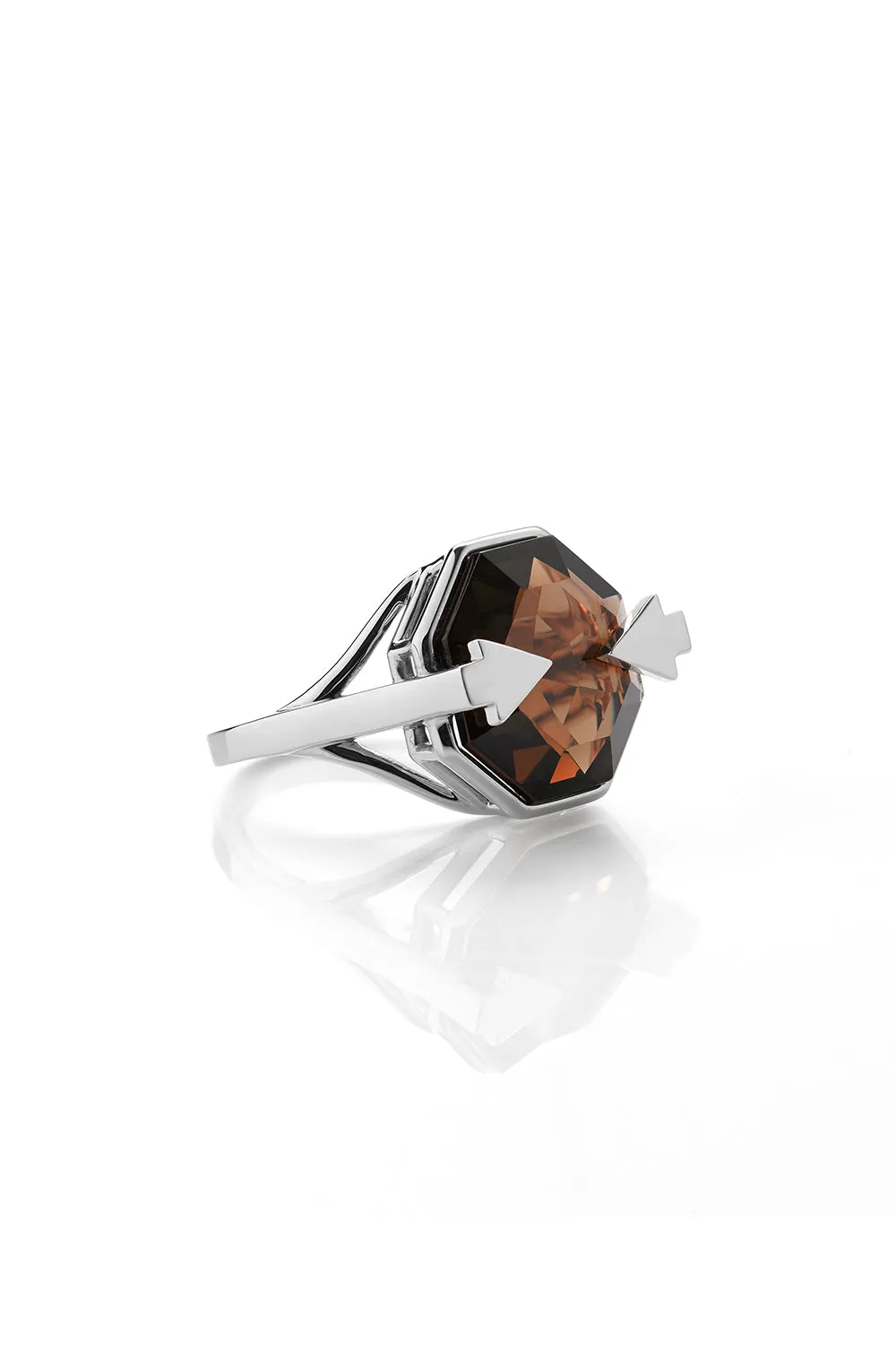 Astrid Ring Smoky Quartz Silver sold by Karen Walker product image thumbnail 2
