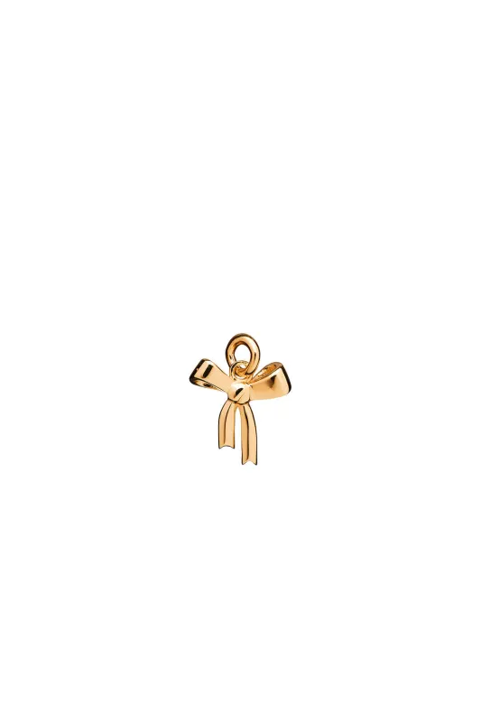 Mini Bow Charm Gold sold by Karen Walker