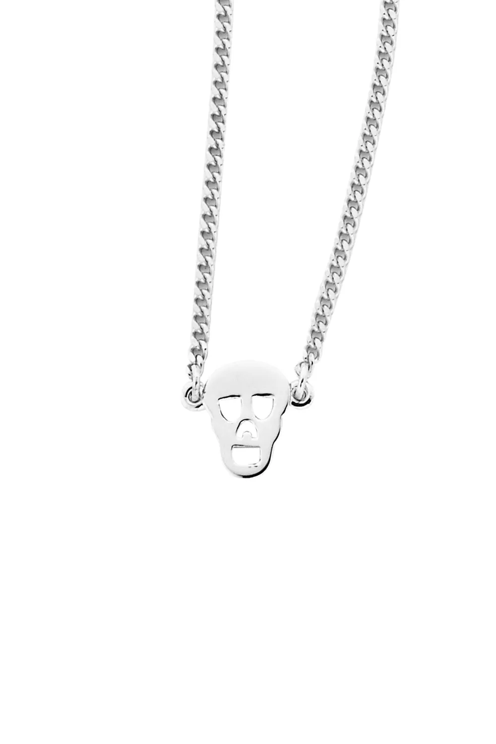 Mini Skull Necklace Silver sold by Karen Walker