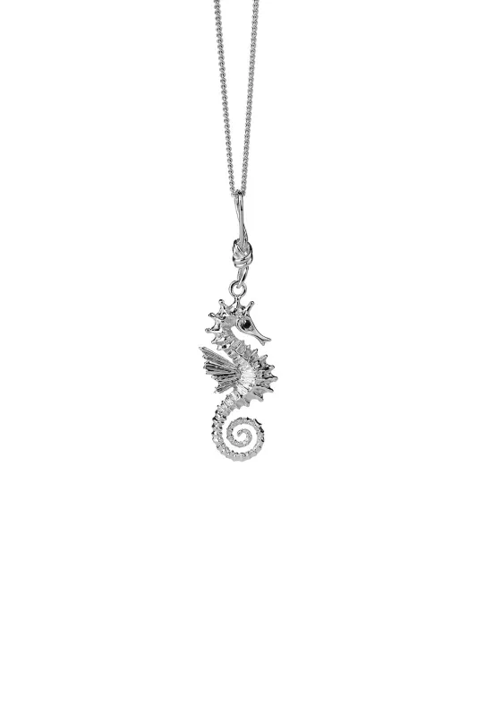 Seahorse Necklace Silver sold by Karen Walker