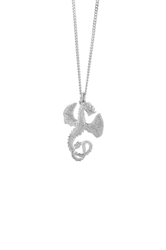 Dragon Necklace Silver sold by Karen Walker