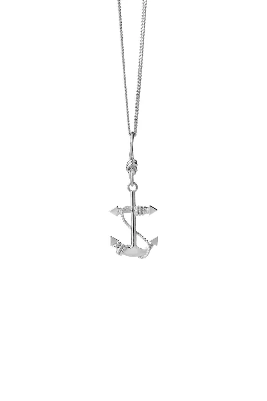 Anchor Necklace Silver sold by Karen Walker