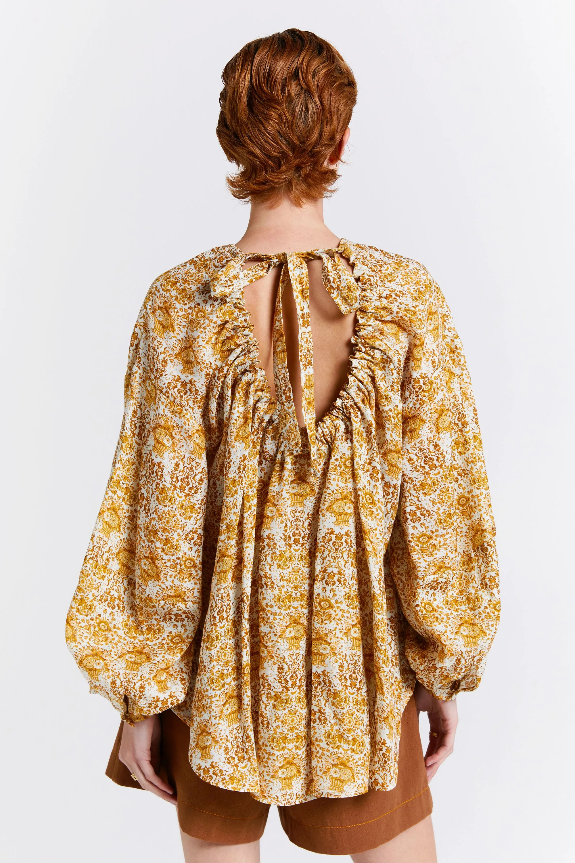 Heirloom Blouse Off-White/Antique Gold sold by Karen Walker product image thumbnail 3