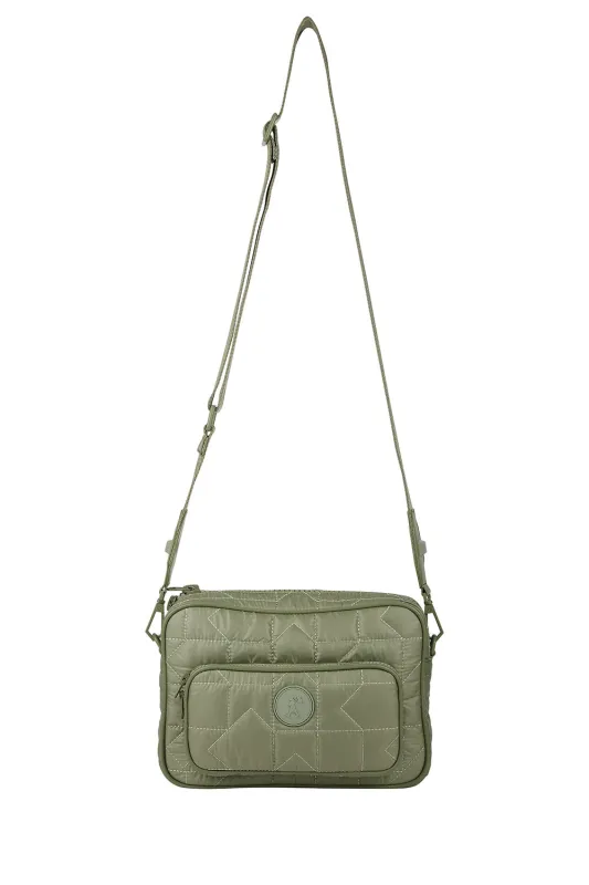 Monogram Quilted Large Camera Bag Sage sold by Karen Walker
