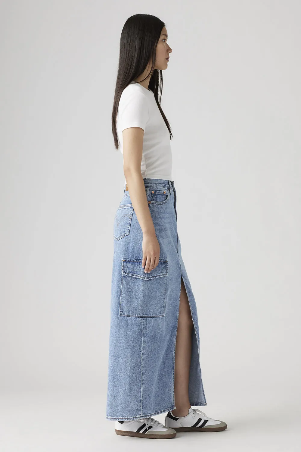 Ankle Column Cargo Skirt Maximise the Moment Blue sold by Karen Walker product image thumbnail 2