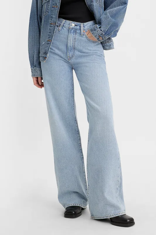 Ribcage Wide Leg Jeans Far and Wide Light Wash sold by Karen Walker