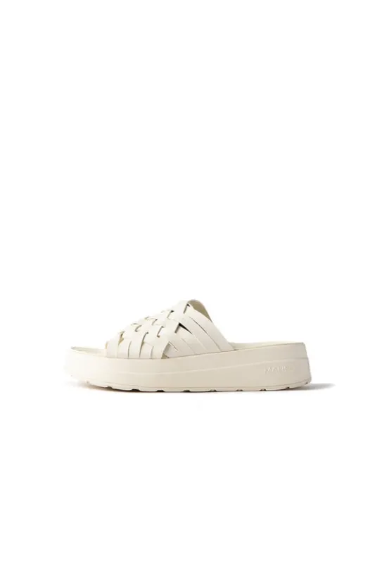 Zuma Platform Sandal Off-White/Off-White sold by Karen Walker