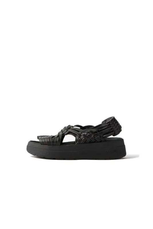Canyon Platform Sandal Black/Black sold by Karen Walker