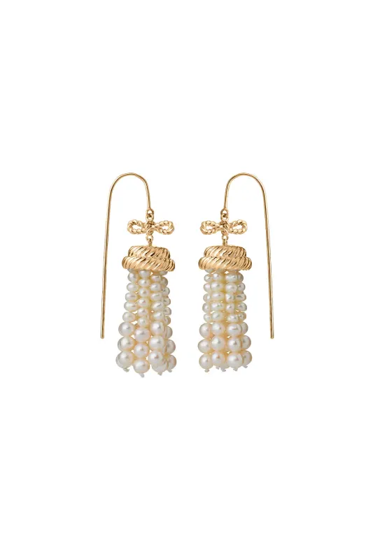 Binding Love Earrings Gold-Plated sold by Karen Walker