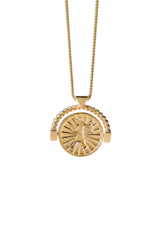 Voyager Spin Necklace Gold sold by Karen Walker