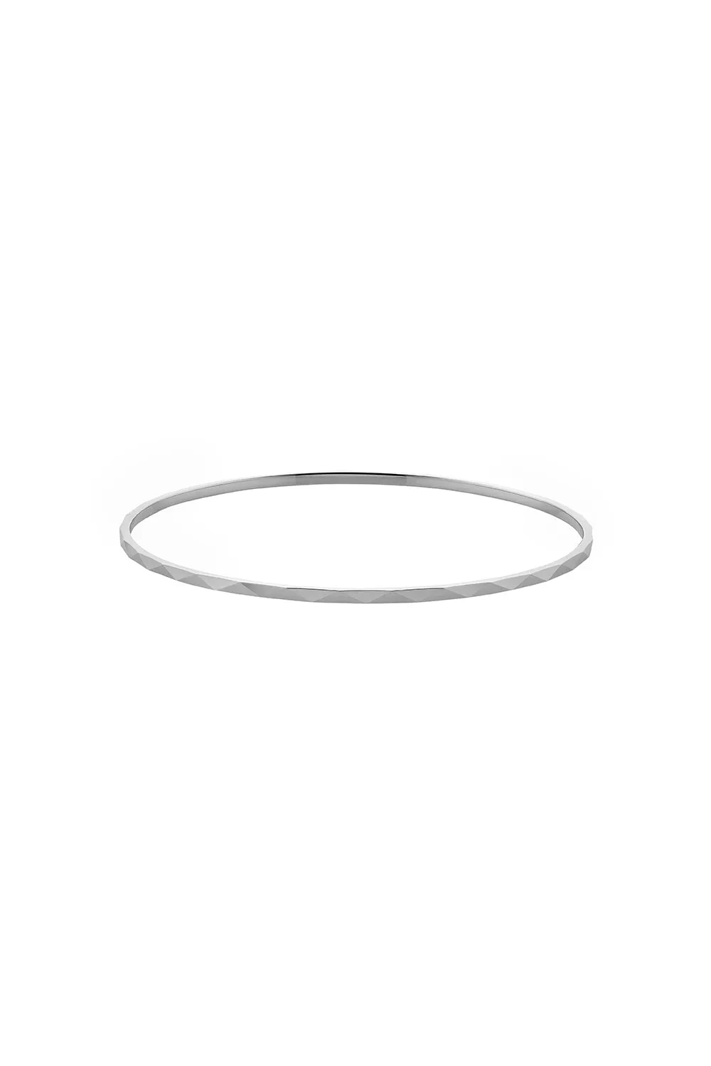Velocity Bangle 60mm Silver sold by Karen Walker