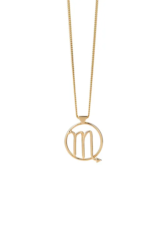Scorpio Necklace Gold sold by Karen Walker