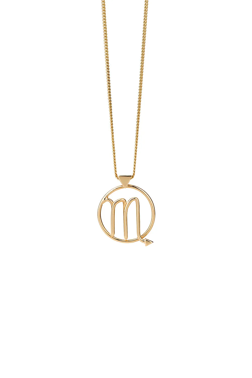 Scorpio Necklace Gold sold by Karen Walker