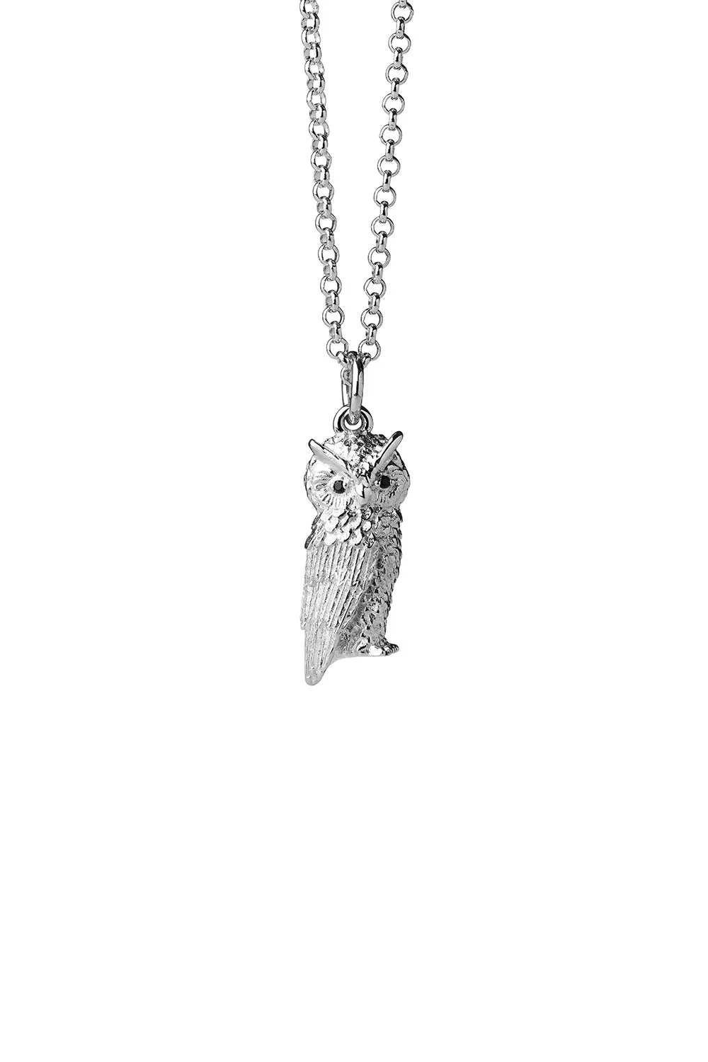 Owl Necklace Silver with Garnet sold by Karen Walker product image thumbnail 2