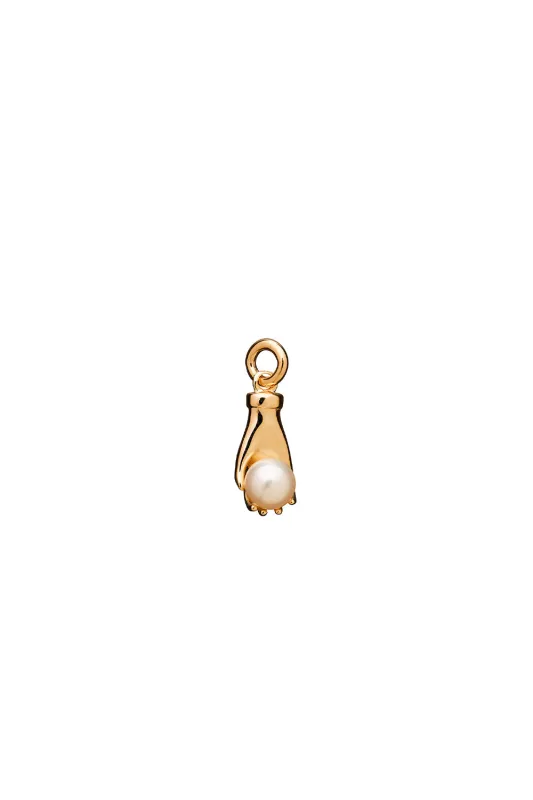Mini Wisdom Hand Charm Gold sold by Karen Walker