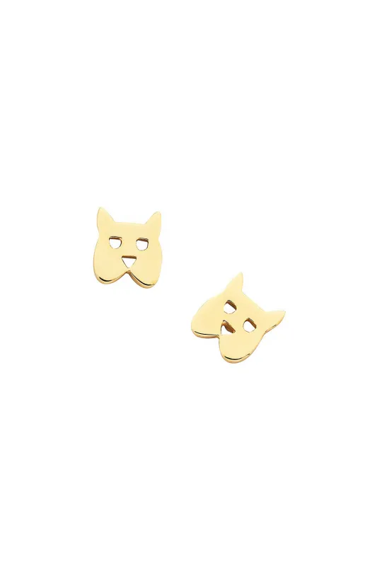 Mini Dog Studs Gold sold by Karen Walker