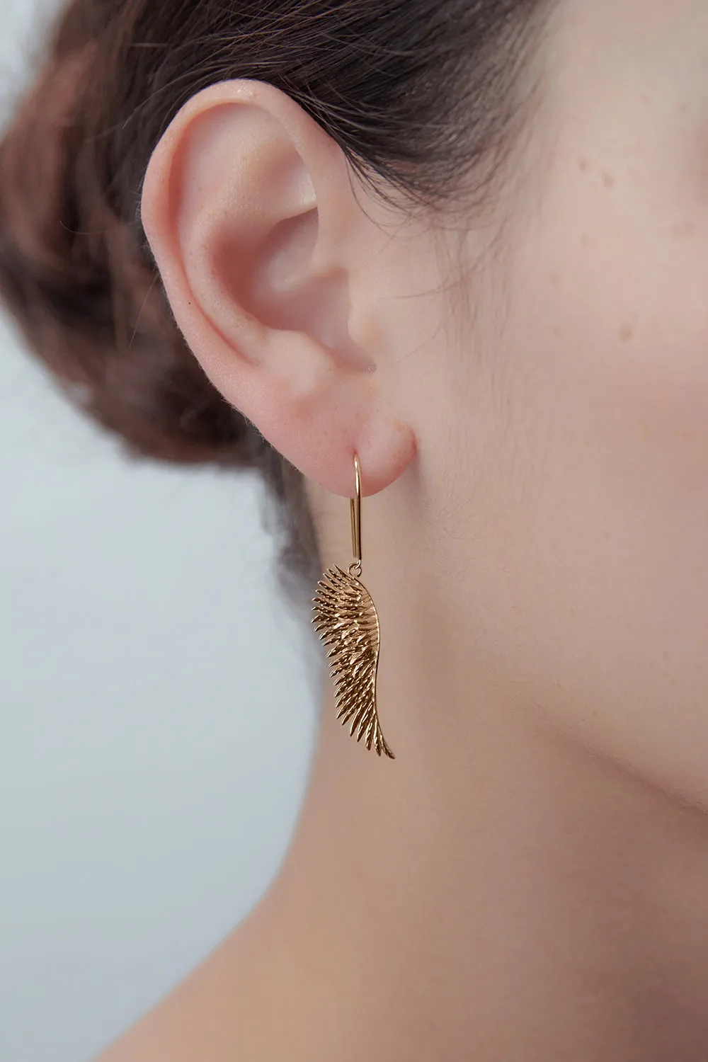 Mini Cupid's Wings Earrings Rose Gold sold by Karen Walker product image thumbnail 2
