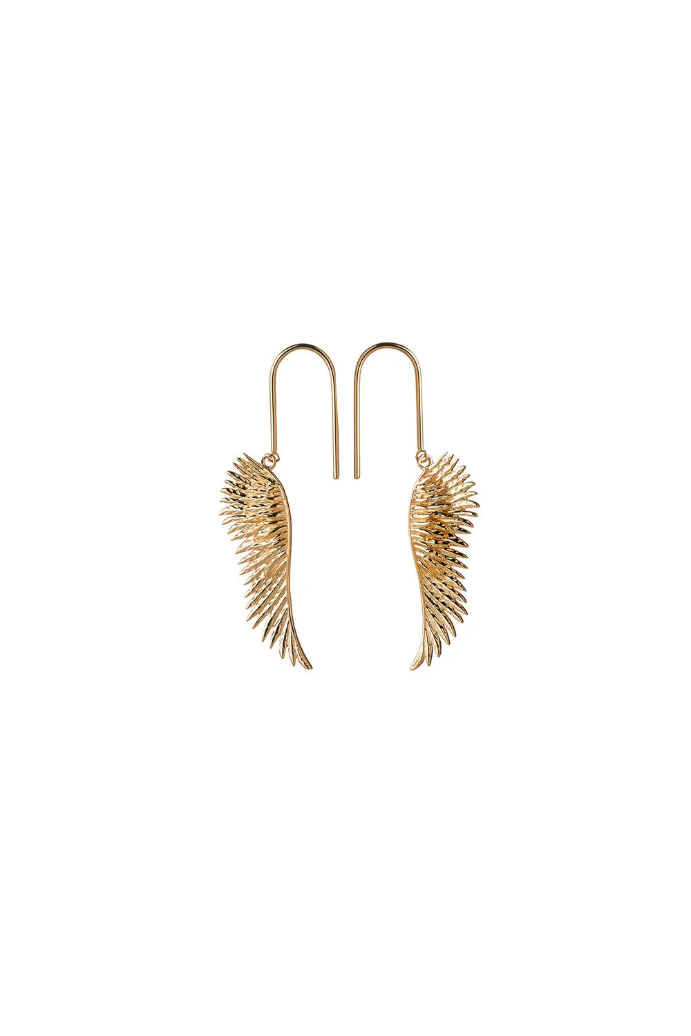 Mini Cupid's Wings Earrings Gold sold by Karen Walker product image thumbnail 2