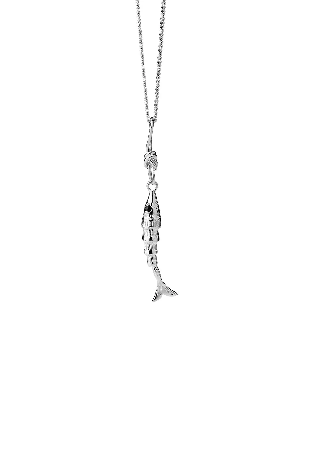 Lure Fish Necklace Silver sold by Karen Walker