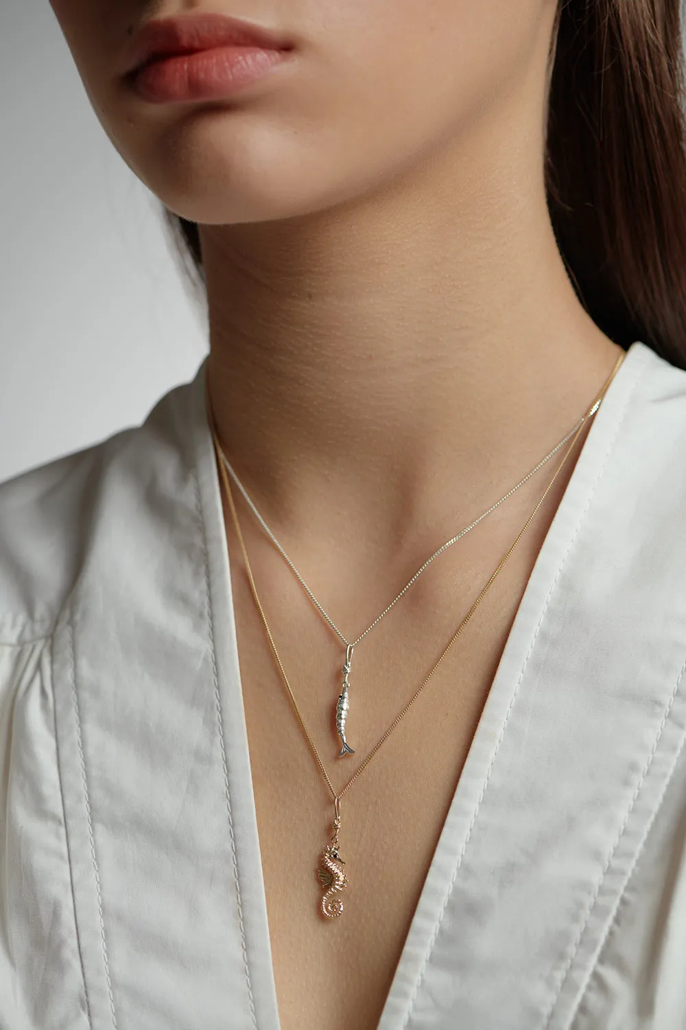 Lure Fish Necklace Gold sold by Karen Walker product image thumbnail 2