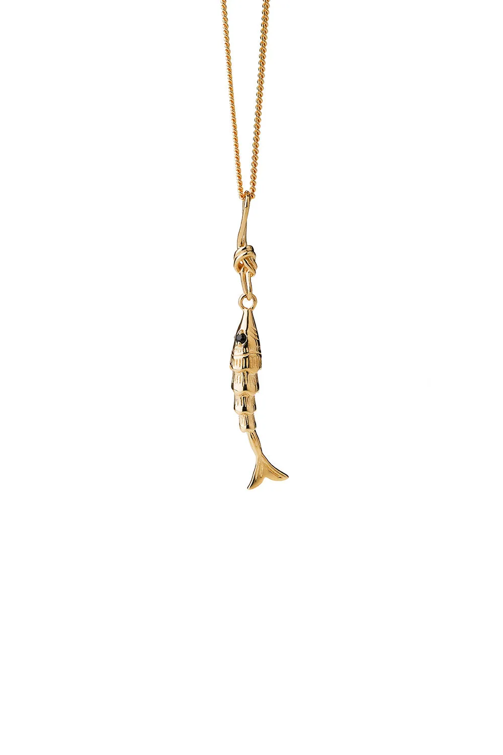 Lure Fish Necklace Gold sold by Karen Walker