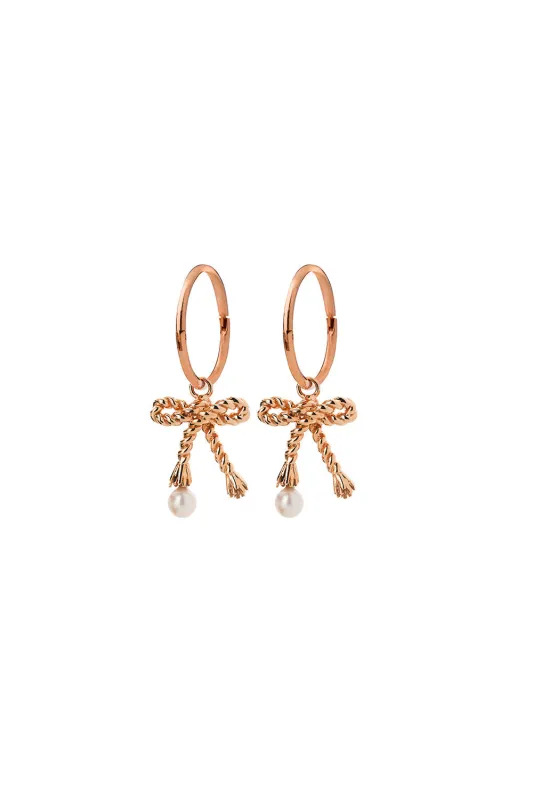 Love Knot Sleepers Rose Gold sold by Karen Walker