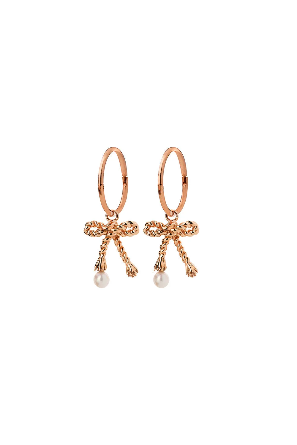 Love Knot Sleepers Rose Gold sold by Karen Walker