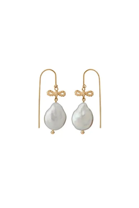 Love Drop Earrings Gold-Plated sold by Karen Walker