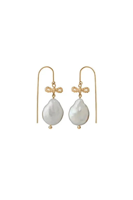 Love Drop Earrings Gold-Plated sold by Karen Walker