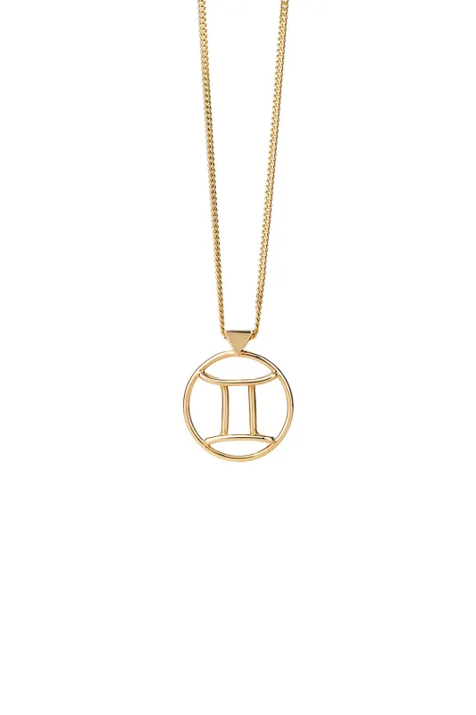 Gemini Necklace Gold sold by Karen Walker