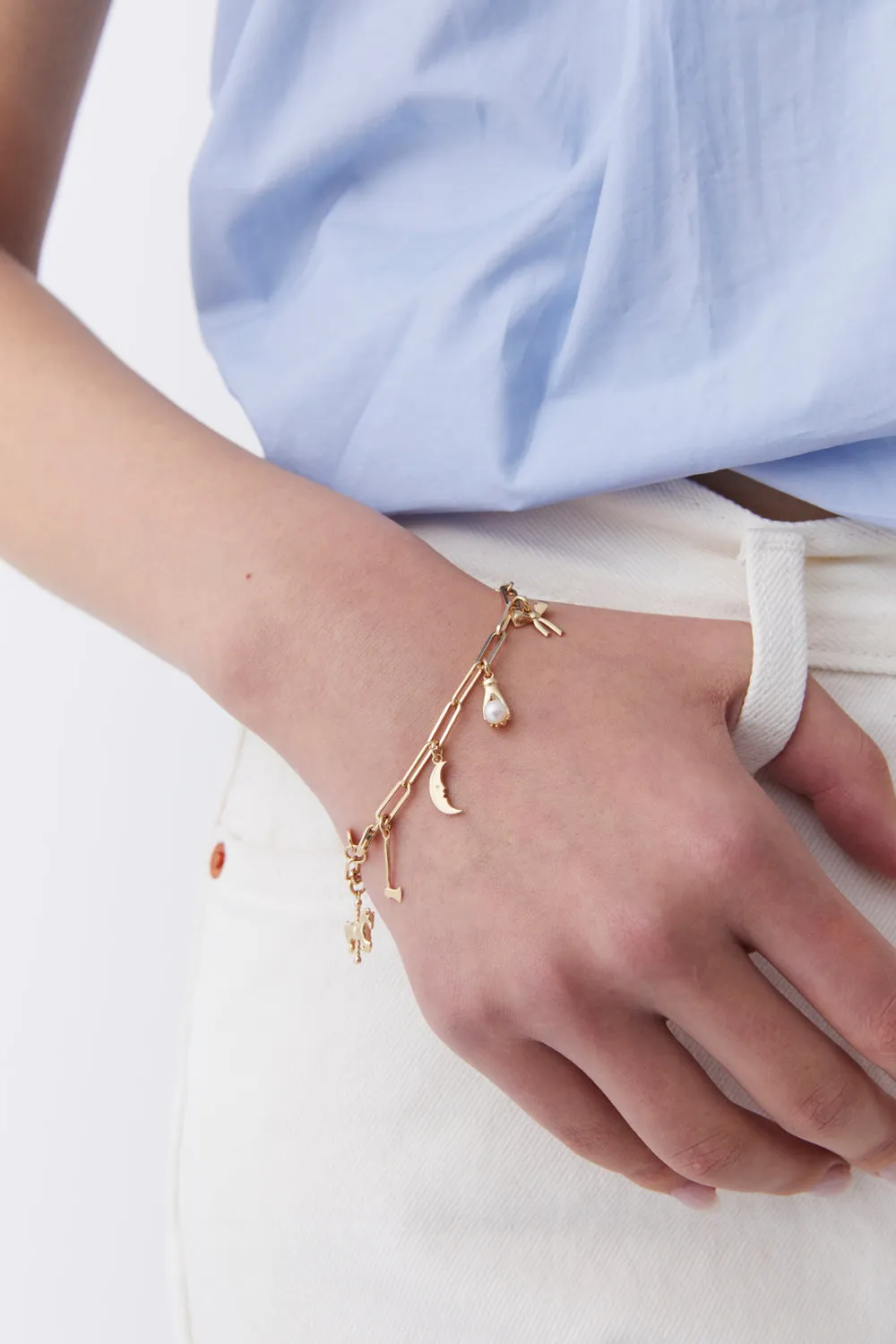 Full Adventure Charm Bracelet Gold sold by Karen Walker product image thumbnail 4