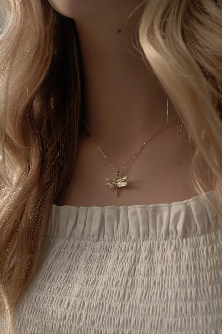Dragonfly Necklace Rose Gold sold by Karen Walker product image thumbnail 2