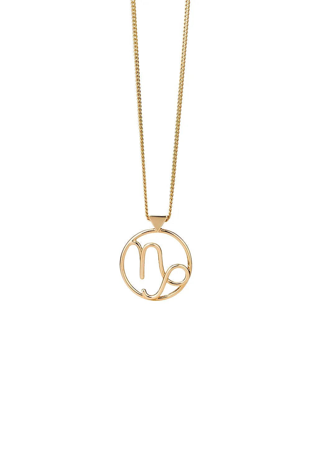 Capricorn Necklace Gold sold by Karen Walker