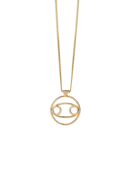 Cancer Necklace Gold sold by Karen Walker