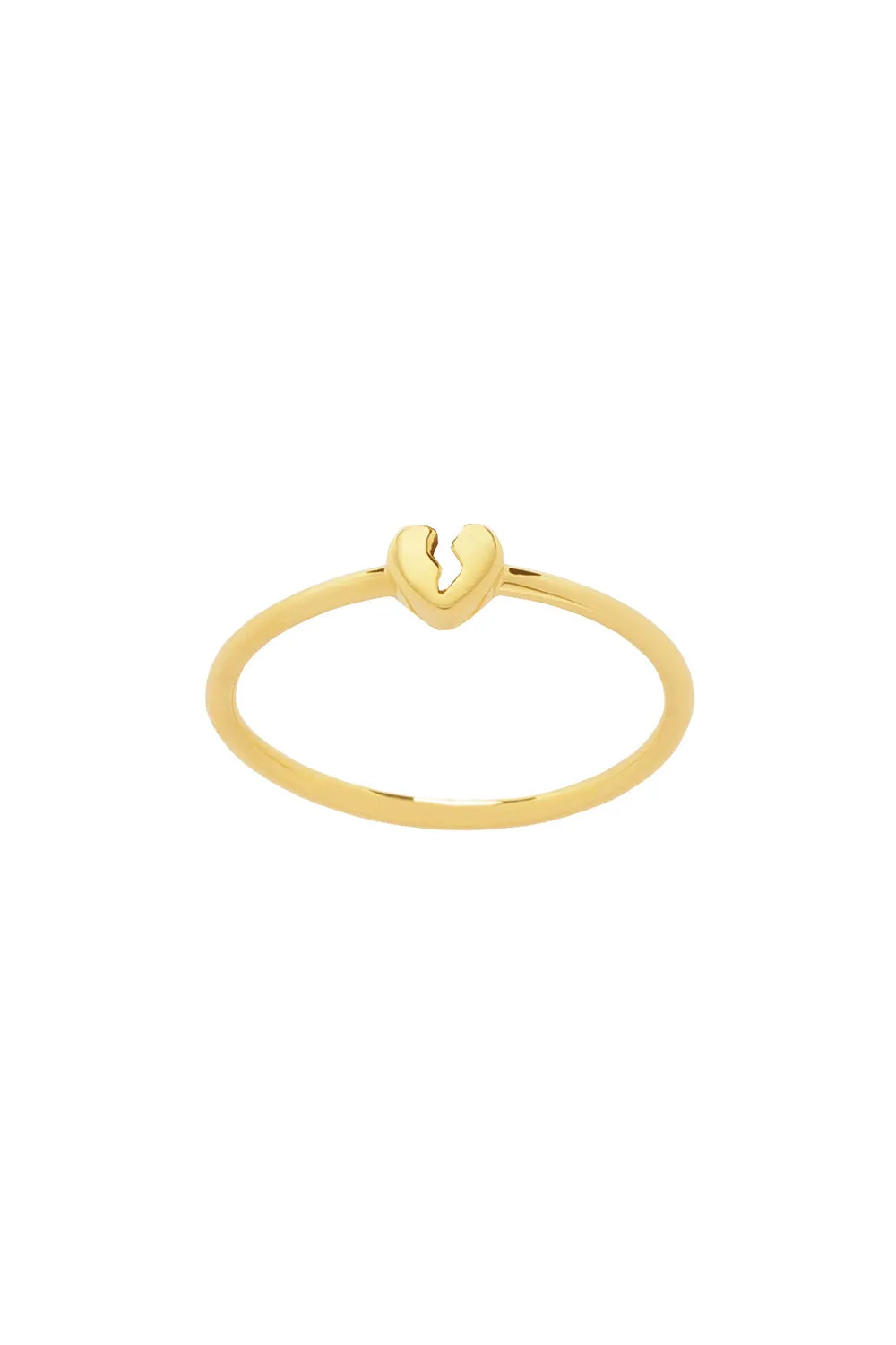 Broken Heart Ring Gold sold by Karen Walker