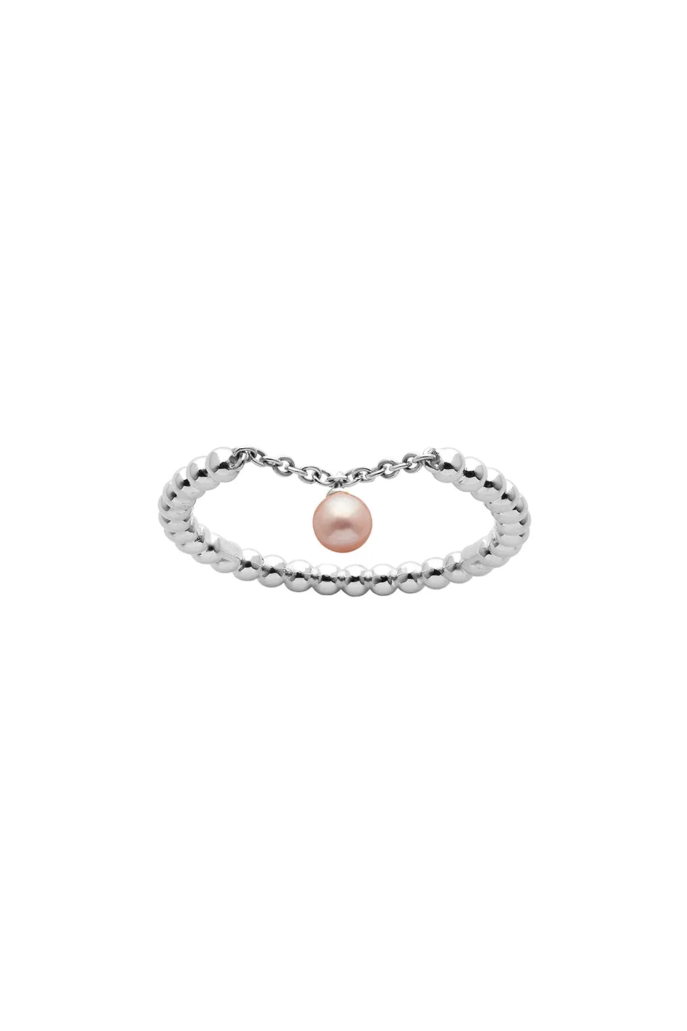 Vermeer Pearl Ring Silver sold by Karen Walker