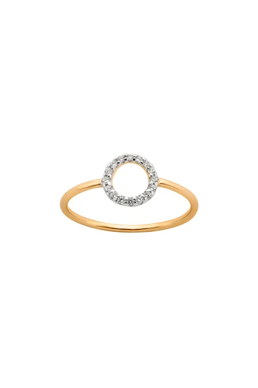 Orbit Diamond Ring, 9ct Gold, .11ct Diamond sold by Karen Walker