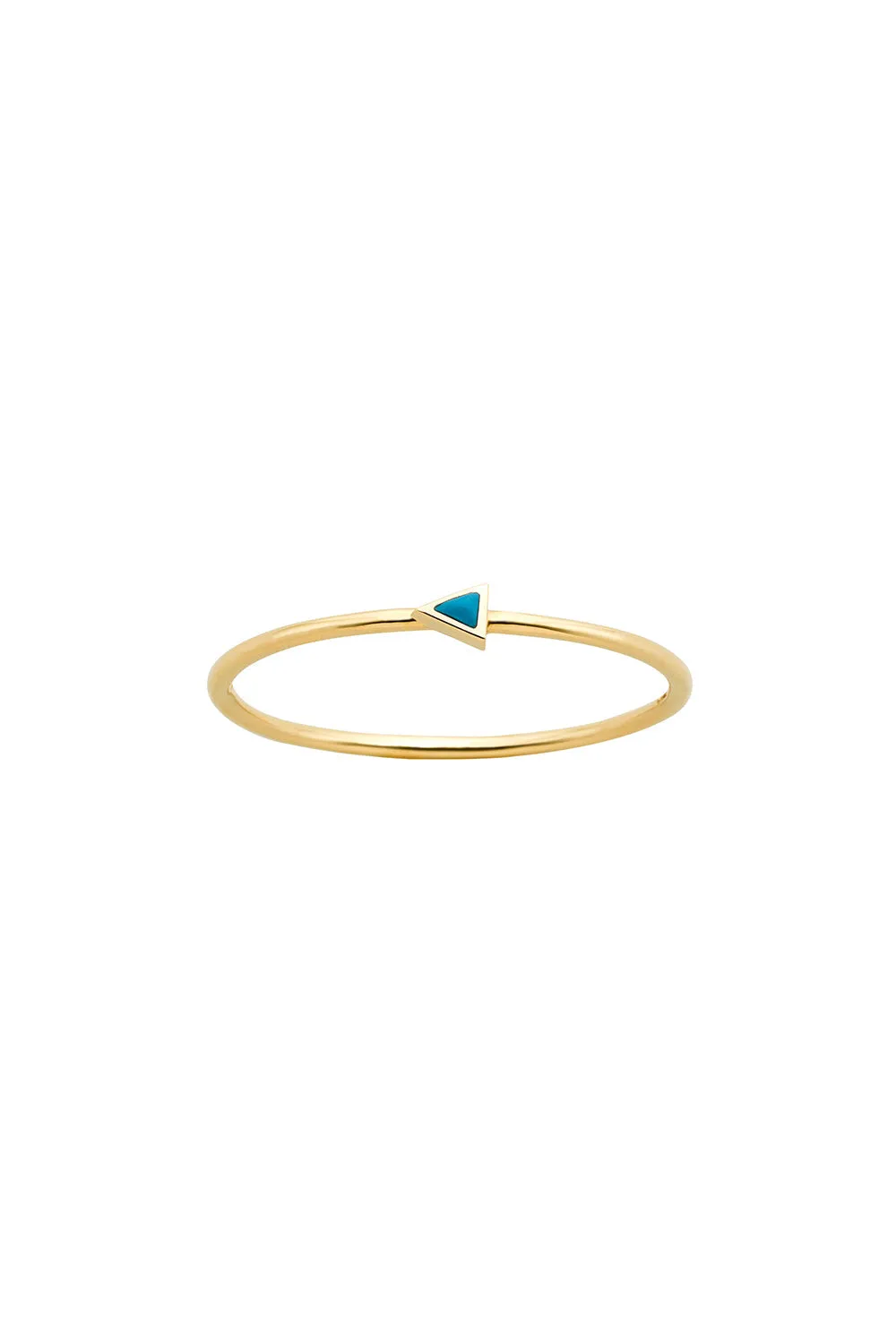 Extra Fine Arrow Ring Gold Turquoise sold by Karen Walker product image thumbnail 2