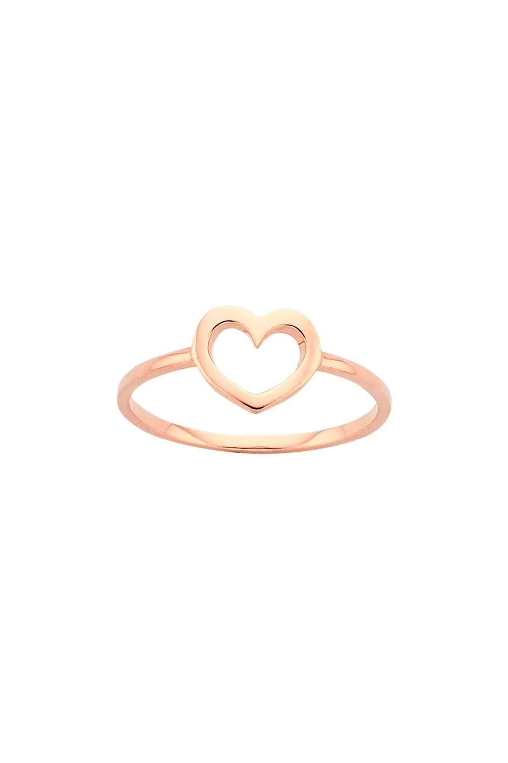 Mini Heart Ring Rose Gold sold by Karen Walker