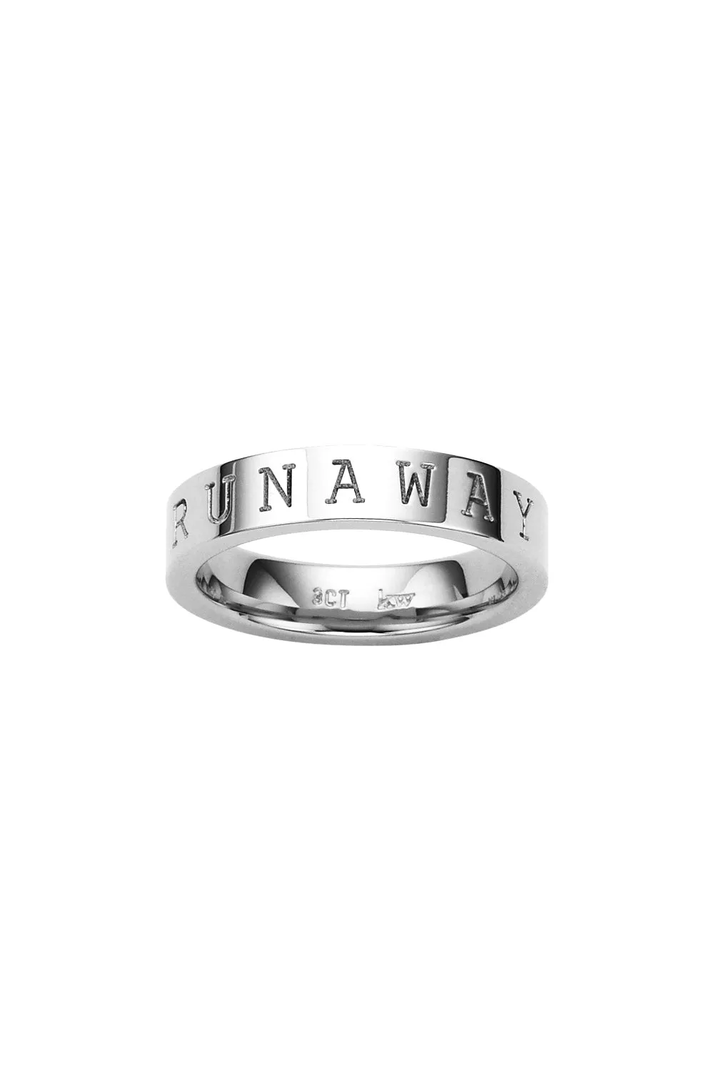 Runaway Stacker Ring Silver sold by Karen Walker