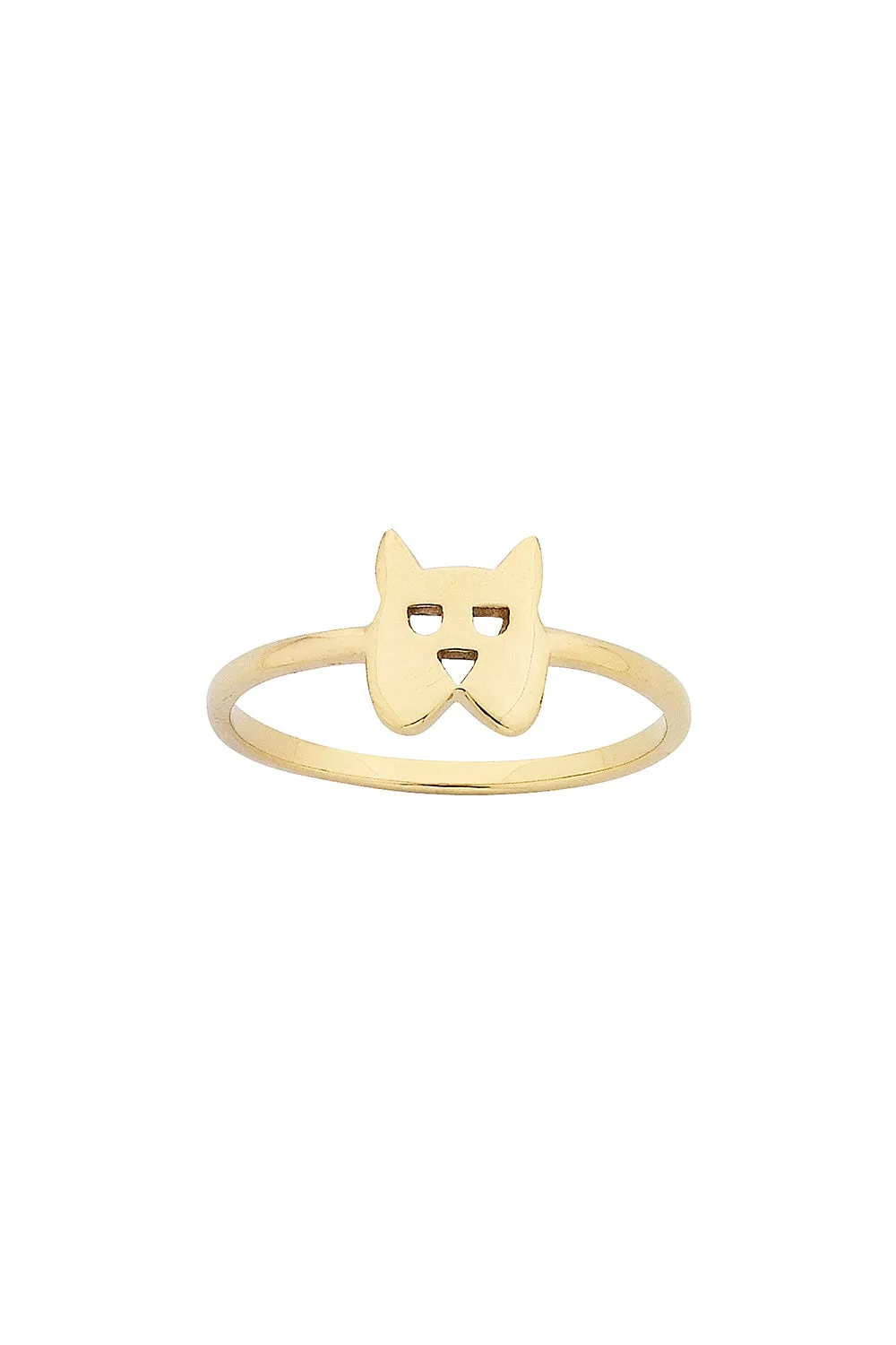 Mini Dog Ring Gold sold by Karen Walker