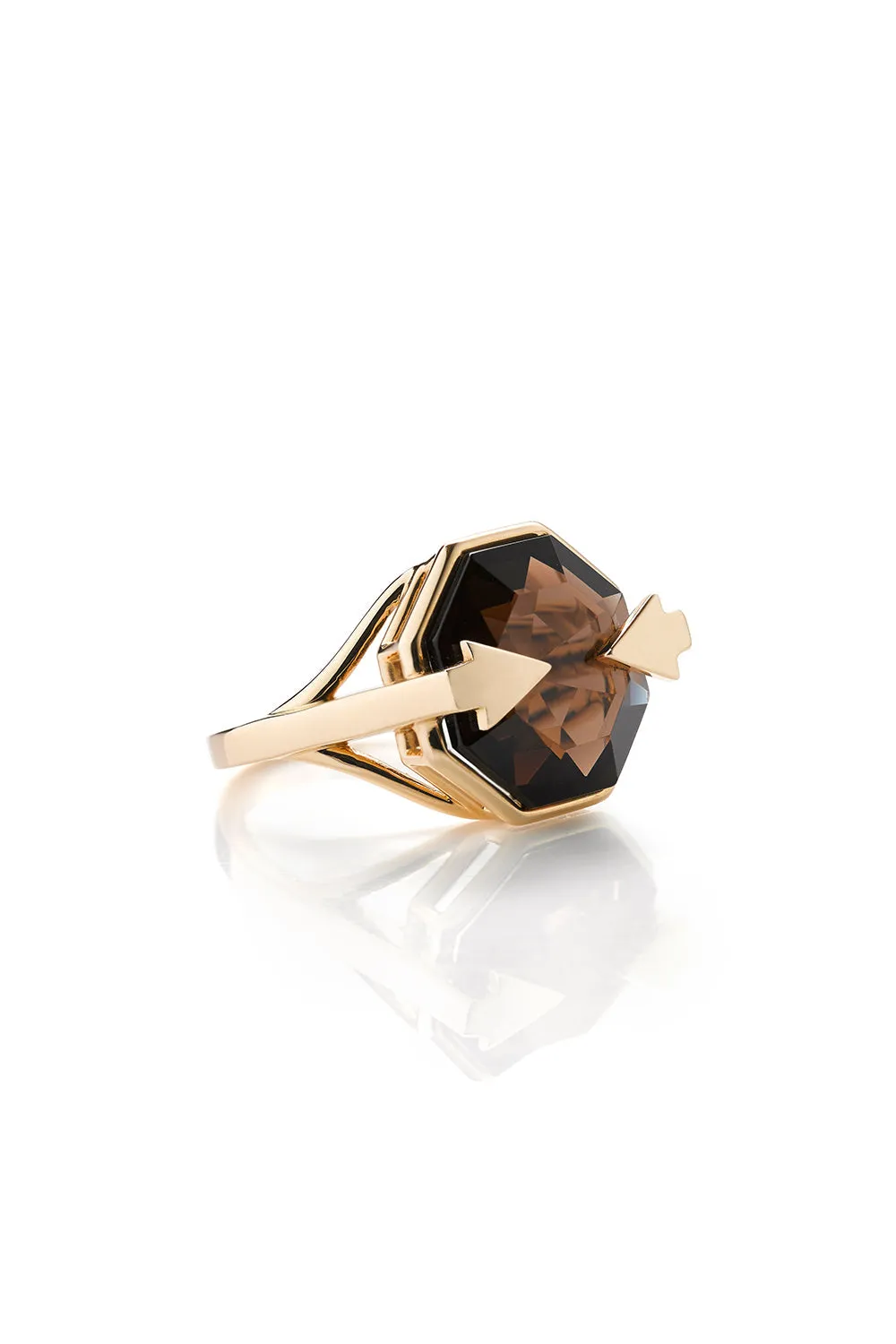 Astrid Ring Smoky Quartz Gold sold by Karen Walker product image thumbnail 2