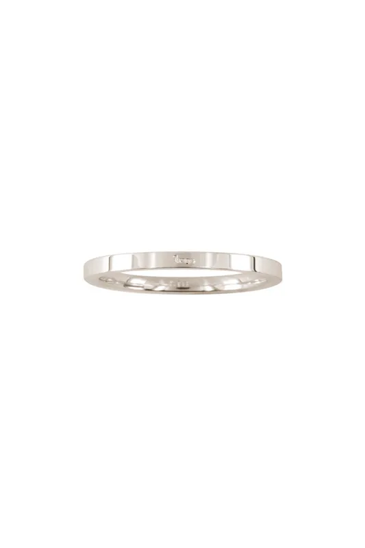 Stacker Ring 2mm Silver sold by Karen Walker