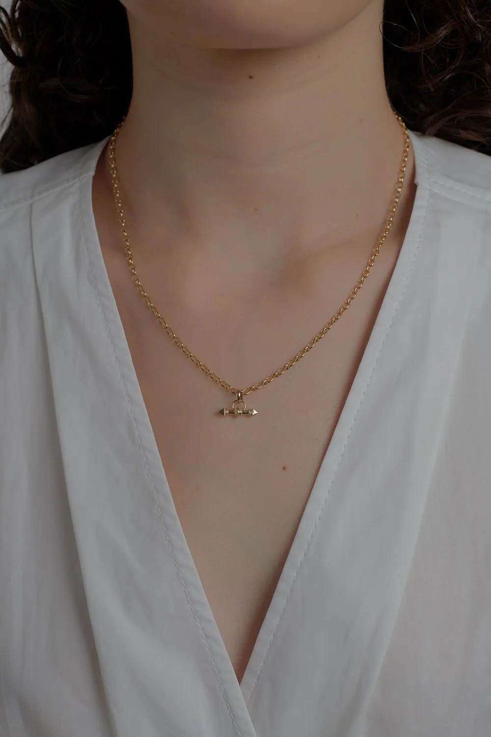 Arrow Fob Chain Gold sold by Karen Walker product image thumbnail 2