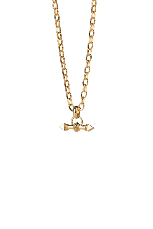 Arrow Fob Chain Gold sold by Karen Walker