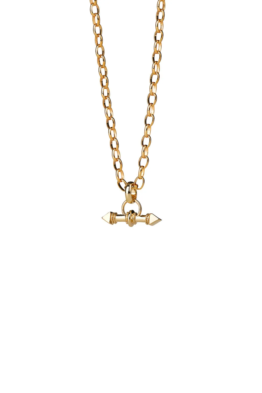 Arrow Fob Chain Gold sold by Karen Walker