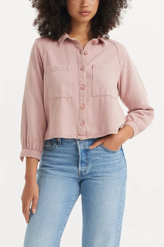 Tyla Shirt Dusty Pale Mauve GD Top made by Levi's