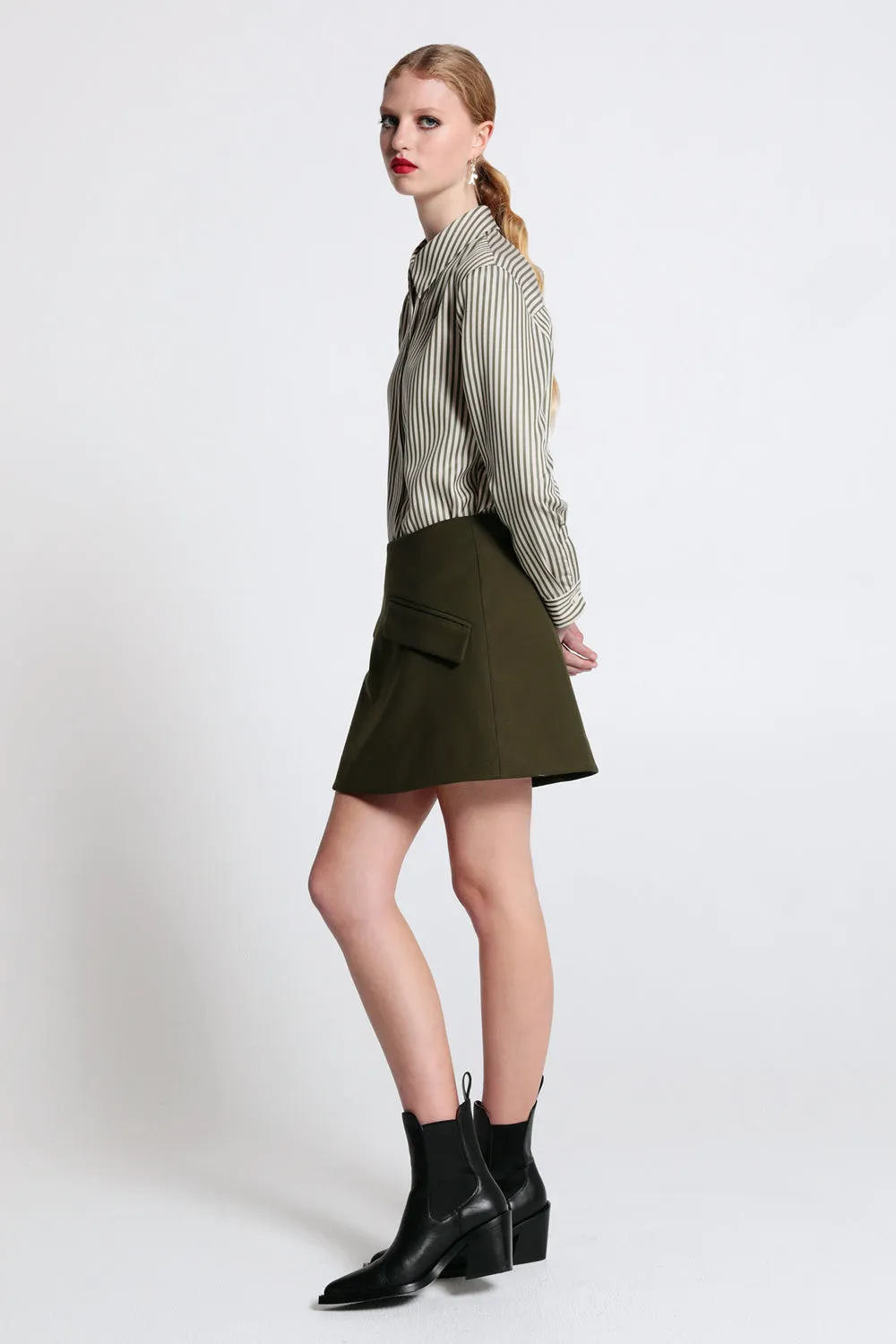 True Skirt Olive sold by Karen Walker product image thumbnail 2
